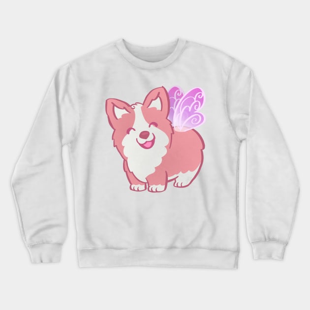 Corgi Fairy Crewneck Sweatshirt by Toni Tees